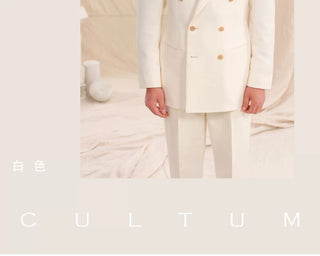 [CULTUM] Wrinkle-Resistant Double Breasted Suit