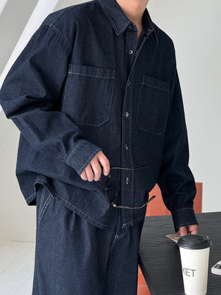 Thomas Raw Denim Shirt