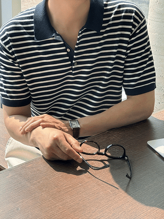 Powder Soft Collar Knit