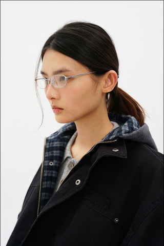 [MASONPRINCE] Boxy-Fit Hooded Padded Work Jacket