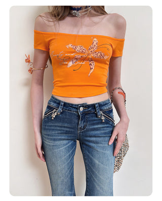 [NECY] Leopard Tropical Flower Off