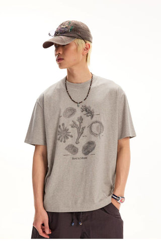 [Monterest] Outdoor Graphic Print Relaxed Fit Tee
