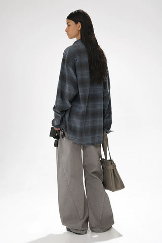 MASONPRINCE Washed Plaid Shirt