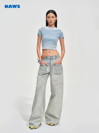 [NOTAWEAR] Equestrian Badge Slim Fit Crop  Tee