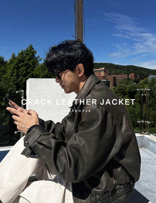 Cracked Leather Jacket (high Q)