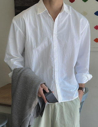 Nylon Crop Fit Shirt (5 colors)