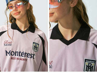 [Monterest] Outdoor Sports Print Polo Jersey Tee