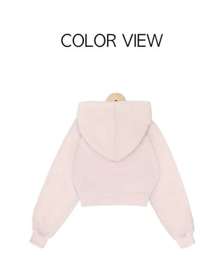 (5 colors) DR Balloon Cropped Hoodie