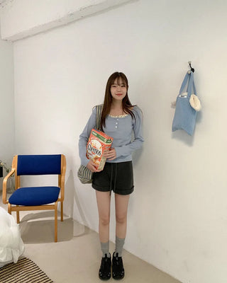 Knit shorts