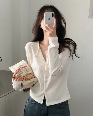 Daily Rib T-Shirt Cardigan