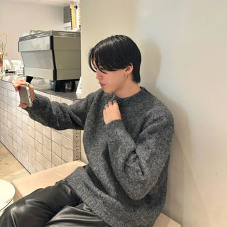Wool round knit