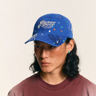[Monterest] Washed Paint Splatter Embroidered Cap