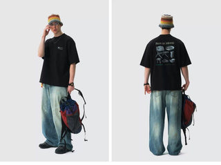 [Monterest] 5A Antibacterial Quick-Dry Outdoor Print Tee