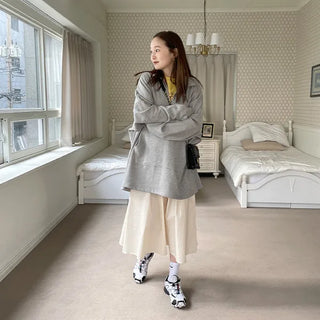 Long Anorak Sweatshirt