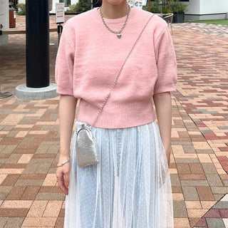 Colorful round knit