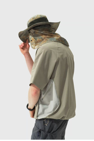 [Monterest] Outdoor Woven Pocket T-Shirt