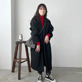Wool long coat