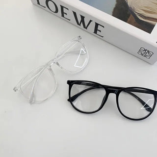 7942 Round, oversized, thick-framed eyeglasses (2 colors)