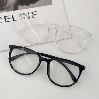 7942 Round, oversized, thick-framed eyeglasses (2 colors)