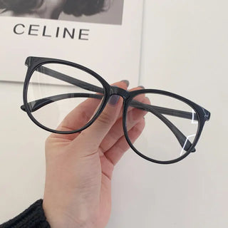 7942 Round, oversized, thick-framed eyeglasses (2 colors)