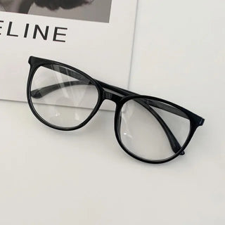 7942 Round, oversized, thick-framed eyeglasses (2 colors)