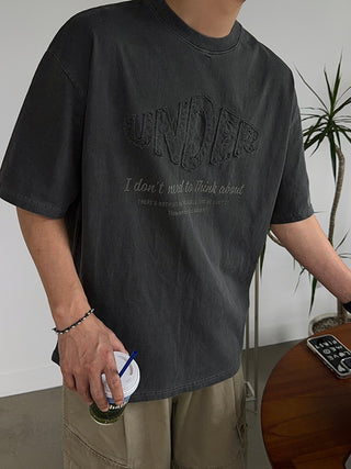 UNDER Patch Pigment 1/2 T-shirt