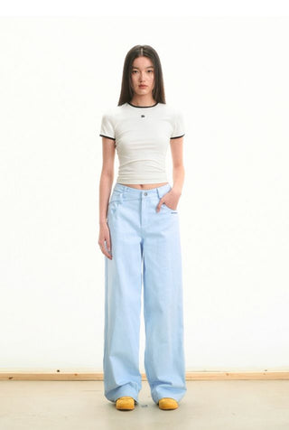 [NOTAWEAR] Cotton Straight Trousers