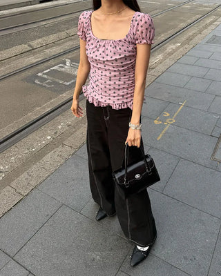 Curved Sage Wide Pants