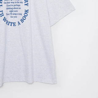Lettering Logo Casual T-shirt