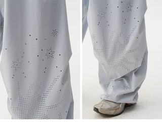 [Monterest] Quick-Dry Burnout Wide Leg Pants