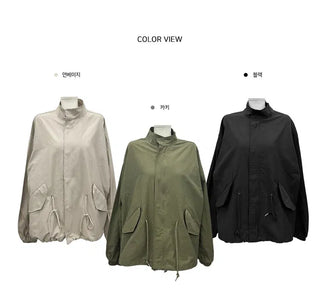 Overfit two-way nightgown Jacket - 3 colors