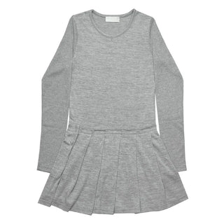 (3 colors) Pleated dress