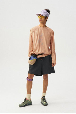 [Monterest] Waffle Knit Quick-Dry Long Sleeve Tee
