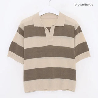 Colored striped knit
