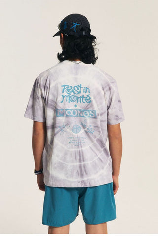 [Monterest] Moon Phase Tie-Dye Quick-Dry T-Shirt