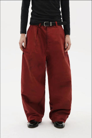 [MASONPRINCE] Washed Cotton Work Jacket & Pants Set