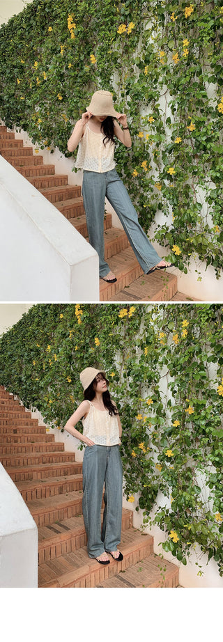 (basic/long) Vintage Summer Denim Pants - 4 sizes