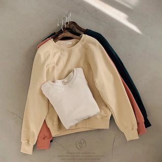 Fleece-lined sweatshirt