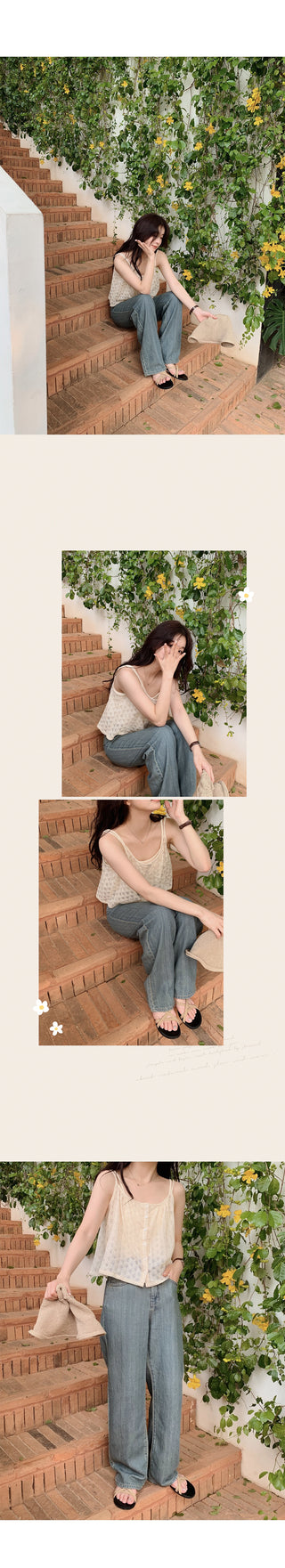 (basic/long) Vintage Summer Denim Pants - 4 sizes