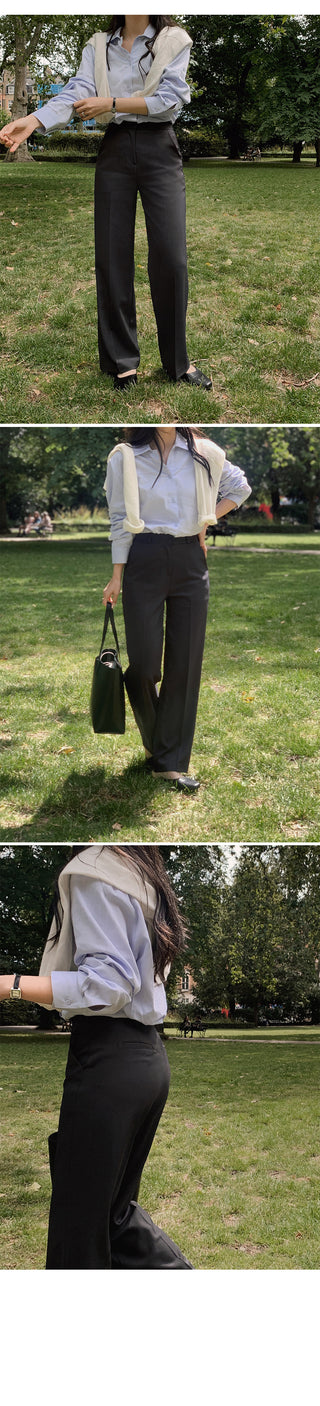 (basic/long) Straight slacks - 4 sizes