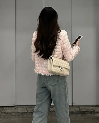 Quilted chain bag