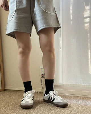 Warm-colored simple socks