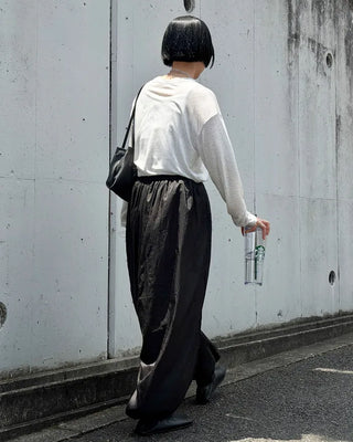 Summer sheer long-sleeved T-shirt