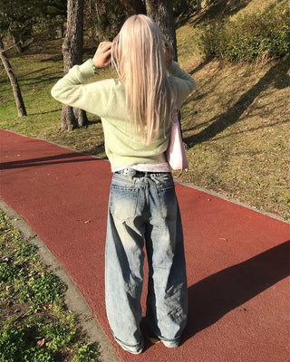 See-through cardigan