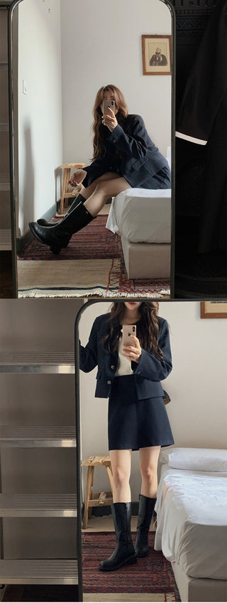 A Tweed Skirt (set-up) - 3 sizes