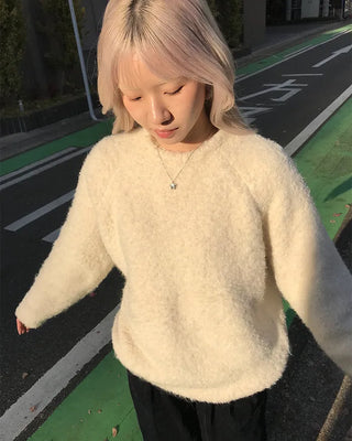 Boucle Round Knit