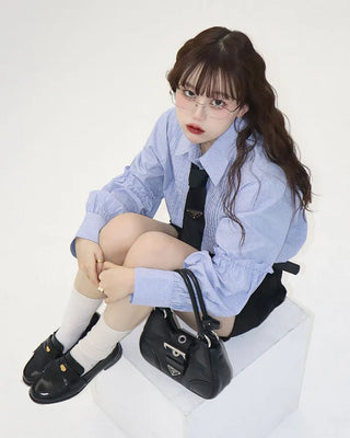 [15th Re-release] (ORIGINAL) Pintuck Shirring Shirt