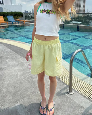 Nylon Easy Cargo Shorts
