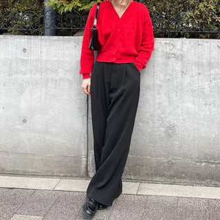 Daily V-neck cardigan