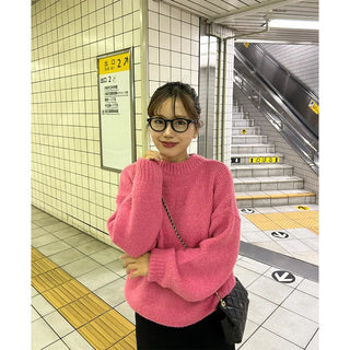 Loose wool knit